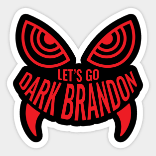 Let’s Go Dark Brandon – Evil Smile Sticker